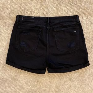 rag & bone distressed jean shorts